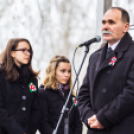 Szeles, esős március 15-i megemlékezés