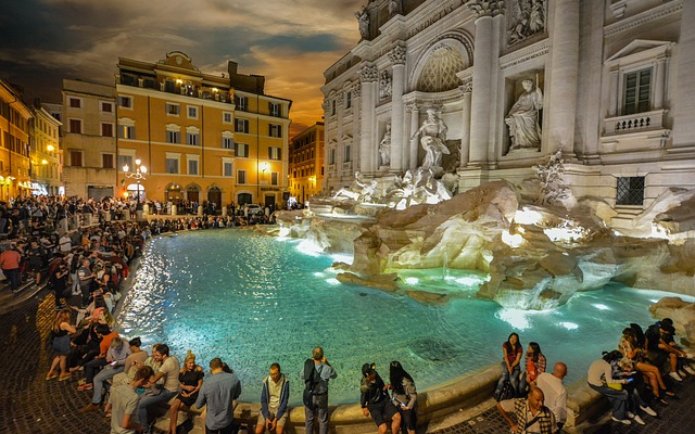Rómában fizetős lesz a Trevi-kút február elsejétől